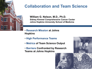 Collaboration and Team Science