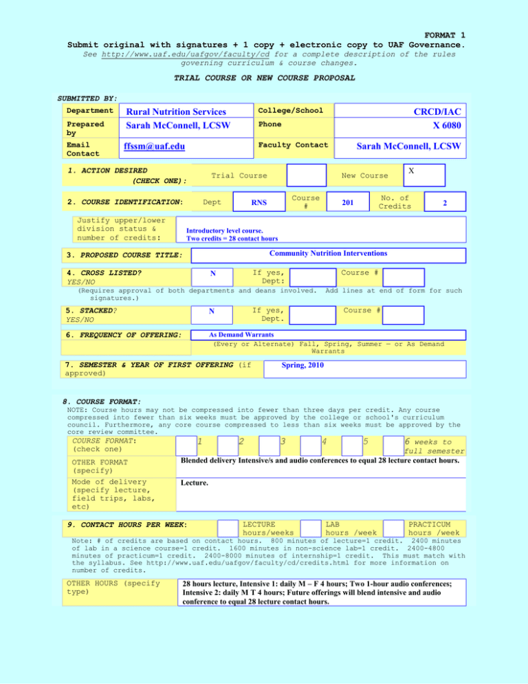 FORMAT 1