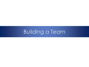 Building a Team