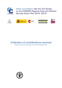 Collection of contributions received