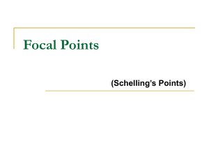 Focal Points ’s Points) (Schelling
