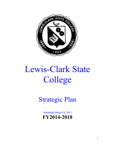 Lewis-Clark State College Strategic Plan