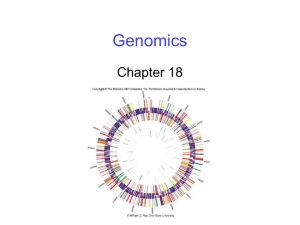 Genomics Chapter 18