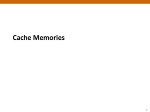 Cache Memories 1