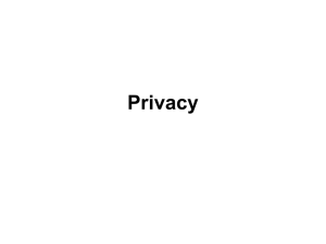 Privacy