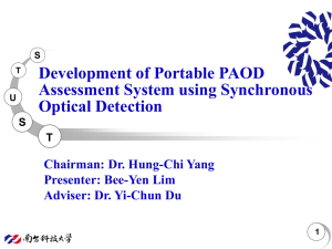 Development of Portable PAOD Assessment System using Synchronous Optical Detection