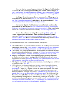 Were the first ten years of implementation of the Right... a success? Or were you disappointed? Is the glass half... I’d say it is half empty. Not really disappointed. Perhaps I...