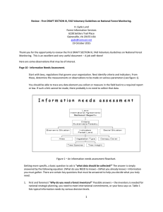 Review - First DRAFT SECTION III, FAO Voluntary Guidelines on... H. Gyde Lund Forest Information Services 6238 Settlers Trail Place