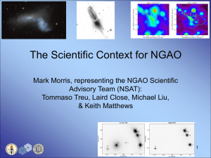 The Scientific Context for NGAO