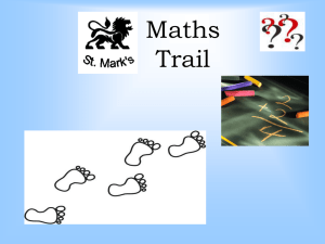 Maths Trail
