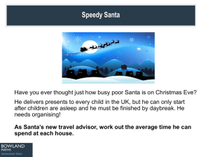 Speedy Santa