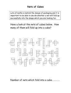 Nets of Cubes
