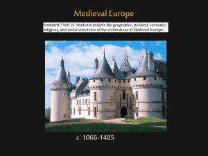 Medieval Europe c. 1066-1485