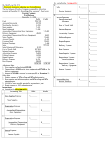 96-2 (K:P3-6 p119); 97-1 9.(Financials statements, adjusting and closing Entries)