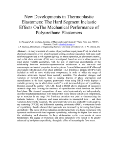 New Developments in Thermoplastic Elastomers: The Hard Segment Inelastic