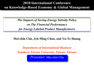 2010 International Conference on Knowledge-Based Economy &amp; Global Management