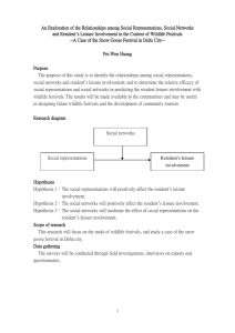 An Exploration of the Relationships among Social Representations, Social Networks ’