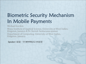 Biometric Security Mechanism In Mobile Payments