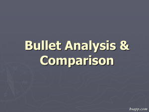 Bullet Analysis &amp; Comparison bsapp.com