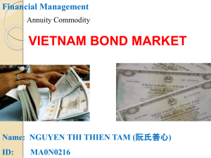 VIETNAM BOND MARKET Financial Management Name:  NGUYEN THI THIEN TAM (