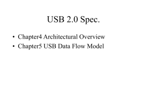 USB 2.0 Spec. • Chapter4 Architectural Overview
