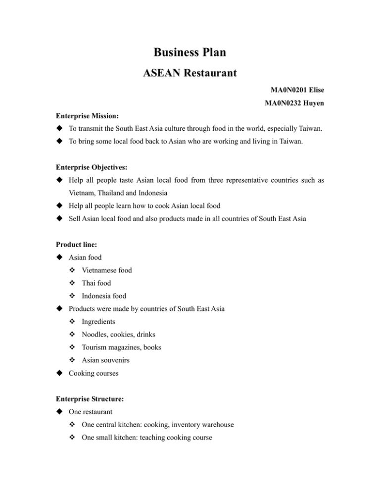 indian restaurant business plan sample pdf