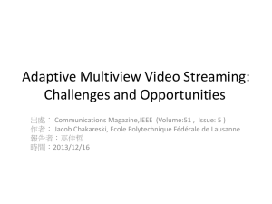 Adaptive Multiview Video Streaming: Challenges and Opportunities
