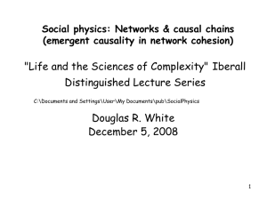 &#34;Life and the Sciences of Complexity&#34; Iberall Distinguished Lecture Series