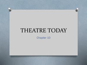 THEATRE TODAY Chapter 10