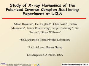 Study of X-ray Harmonics of the Polarized Inverse Compton Scattering