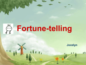 Fortune-telling Jocelyn
