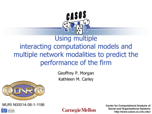 Using multiple interacting computational models and multiple network modalities to predict the
