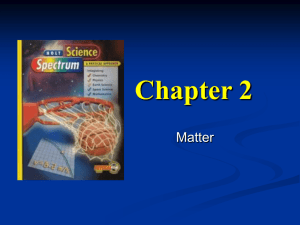 Chapter 2 Matter