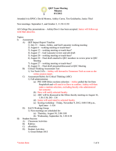 QEP Team Meeting Minutes 8/1/2012