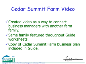 Cedar Summit Farm Video