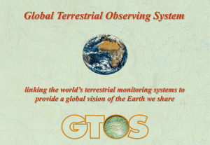 Opening Slide Global Terrestrial Observing System