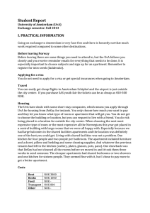 Student Report I. PRACTICAL INFORMATION