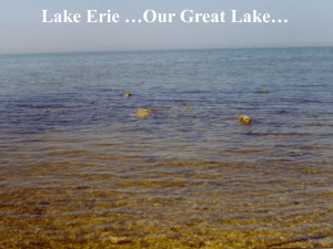 Lake Erie …Our Great Lake…