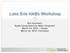 Lake Erie HABs Workshop