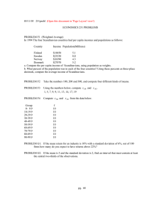 05/11/03   251probl  ECONOMICS 251 PROBLEMS PROBLEM F1  (Weighted Average)