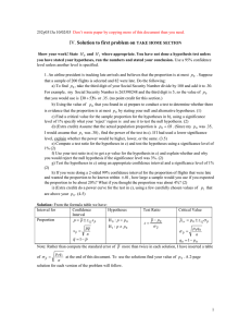 Solution to first problem on  H