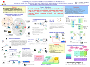 CINEMA (Columbia InterNet Extensible Multimedia Architecture)