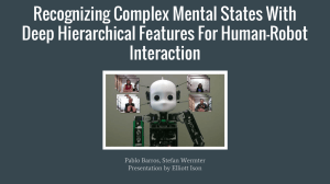 Recognizing Complex Mental States With Deep Hierarchical Features For Human-Robot Interaction
