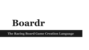 Boardr The Racing Board Game Creation Language