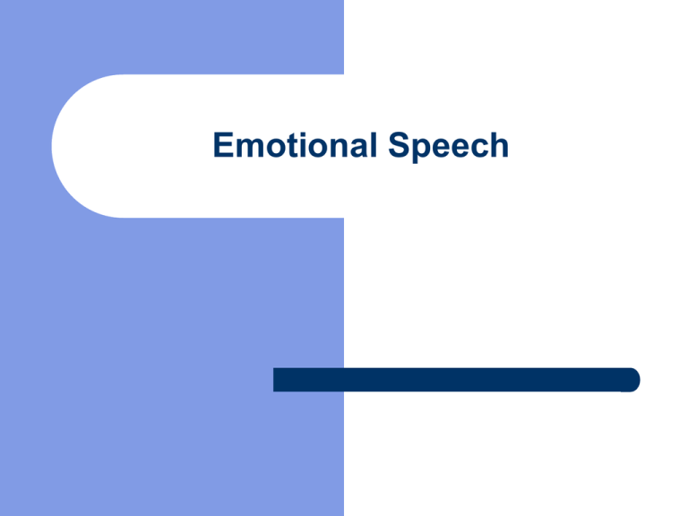 how to make a speech emotional
