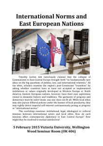 International Norms and East European Nations