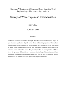 Survey of Wave Types and Characteristics