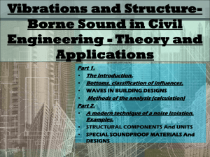 Vibrations and Structure- Borne Sound in Civil Engineering - Theory and Applications