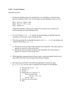 CS107 – Practice Problems  Open book and notes cost