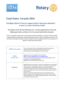 Goal Setter Awards 2016